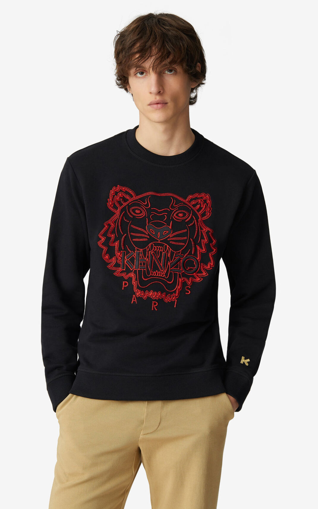 Kenzo Tiger Sweatshirt Herr | 60581-BHYS